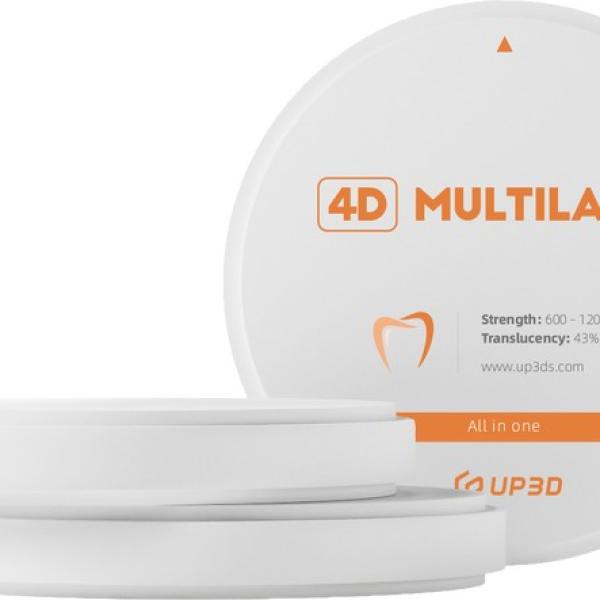 4D Multilayer Zirconia UP3D D98